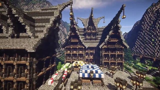 Minecraft - Epic Mountain Village - Village Map w/ Download смотреть онлайн