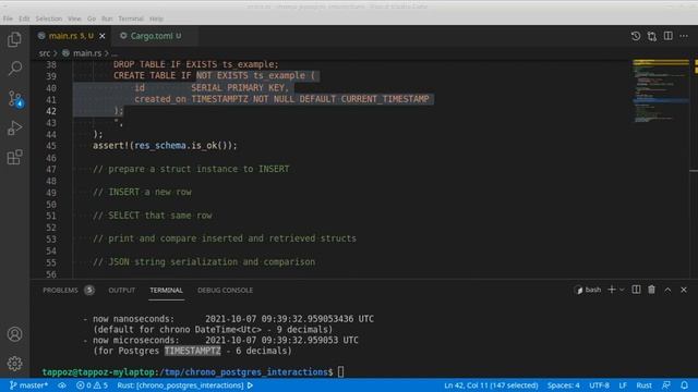 How to deal with Postgres DB and Rust timestamps to fix the precision mismatch смотреть онлайн