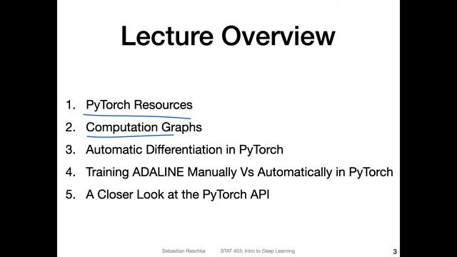 L6.0 Automatic Differentiation in PyTorch -- Lecture Overview смотреть онлайн