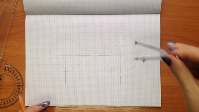 1 2 3 деление окружности на 7 равных частей смотреть онлайн