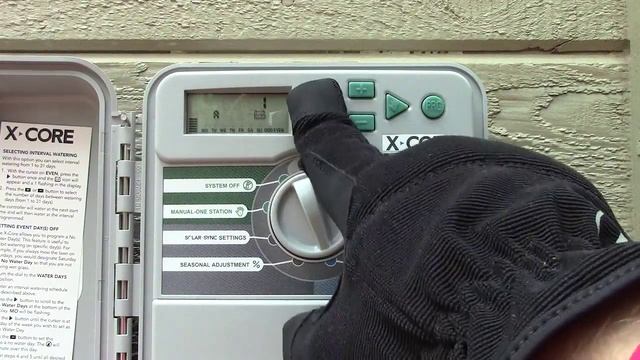 How to change watering days for Hunter X-Core controller смотреть онлайн