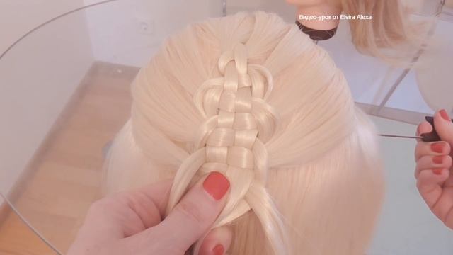Коса Молния. Причёска в школу. Видео-урок. Hair tutorial смотреть онлайн