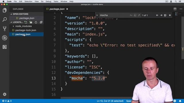 22 How package-lock.json file is handled in NPM смотреть онлайн