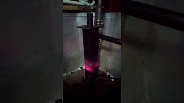 Печь на отработке. Для гаража лучше не найти!! смотреть онлайн