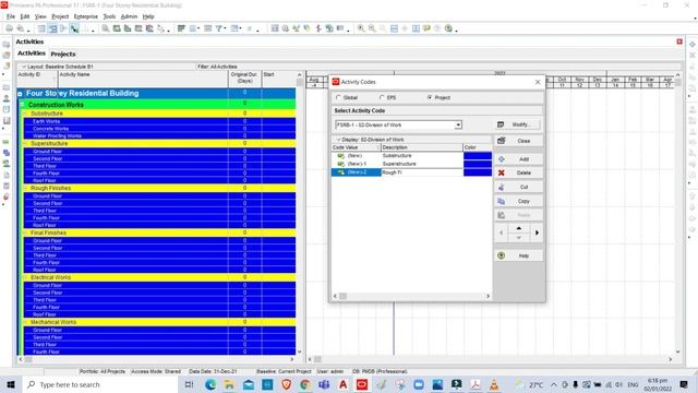 Create Schedule Structure in Primavera P6 using Activity Code from Bill of Quantities (BOQ) Part 2 смотреть онлайн