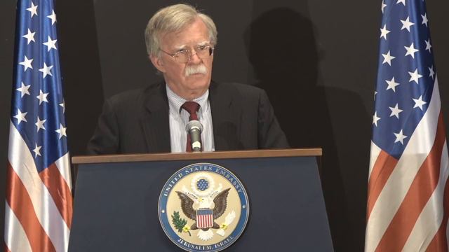 Watch live: U.S. National Security Adviser John Bolton holds a press conference at the David Citade смотреть онлайн