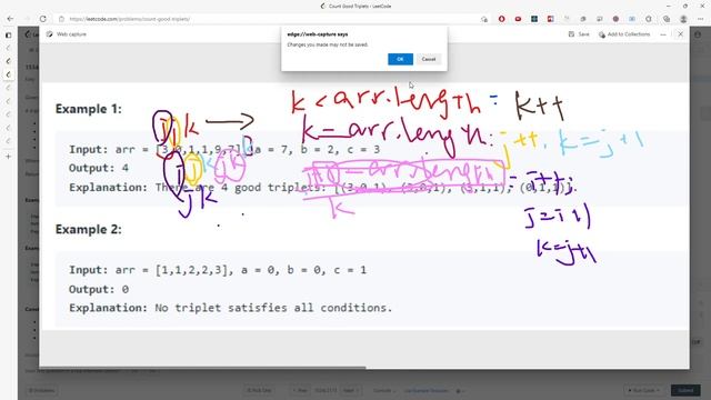 LeetCode 1534 | Count Good Triplets | Sliding Windows | Java смотреть онлайн