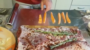 Перзола из баранины запеченная в духовке