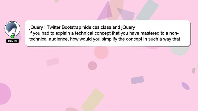 jQuery : Twitter Bootstrap hide css class and jQuery смотреть онлайн