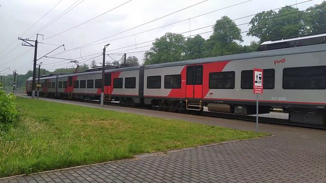 Электропоезд "ЭС2Г" "Ласточка" сообщением "Зеленоградск-Н - Калининград-Южн." смотреть онлайн