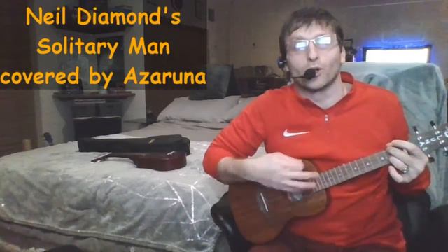Solitary Man on ukulele смотреть онлайн