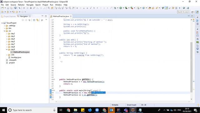9. Method (Function) Introduction in Java смотреть онлайн