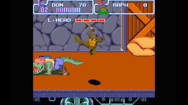 Super Nintendo (Snes) 16-bit Teenage Mutant Ninja Turtles IV Turtles in Time Битва с Боссами
