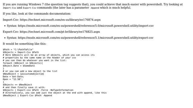 Batch script to append record to csv files (4 Solutions!!) смотреть онлайн