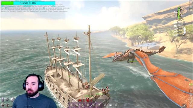 ATLAS - Big Game Hunting - Absolutely Destroying Whales and Dragon Bosses from our SHIP! E45 смотреть онлайн