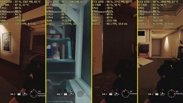Rainbow Six Siege | GTX 1050 Ti | i5-7400 | Low vs. Medium vs. High vs. Ultra | 1080p смотреть онлайн