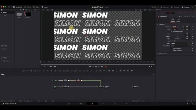 Simple Scrolling Text Backdrop - DaVinci Resolve смотреть онлайн