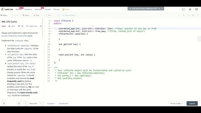 Least Frequently Used Cache Design | #FAANG | LeetCode 460 смотреть онлайн