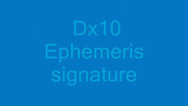 Dx10 Ephemris Interface preview.wmv смотреть онлайн