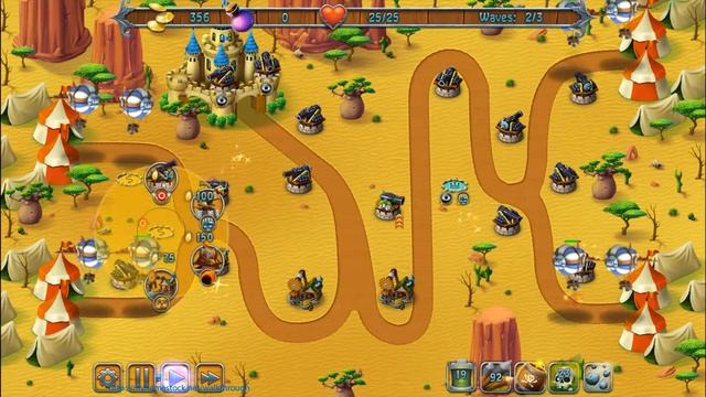 Medieval Defenders walkthrough - Easy Desert Siege - Level 18 смотреть онлайн