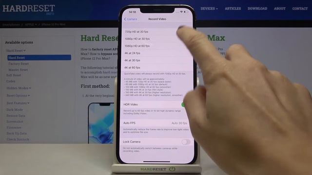 How to Change Video Resolution in iPhone 12 Pro Max – Change Video Quality смотреть онлайн