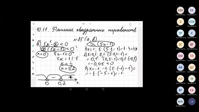 Алгебра 8 класс смотреть онлайн