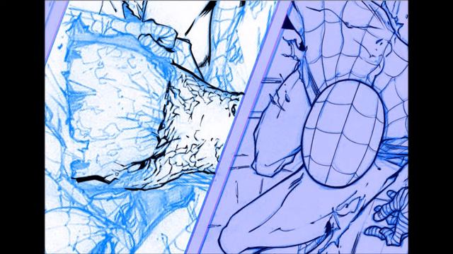 Digital Inking over Giuseppe Camuncoli's Amazing Spider-Man page. смотреть онлайн