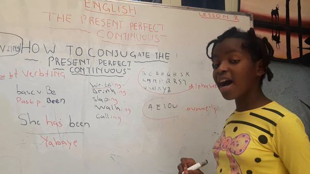 HOW TO CONJUGATE THE PRESENT PERFECT CONTINUOUS TENSE!! смотреть онлайн