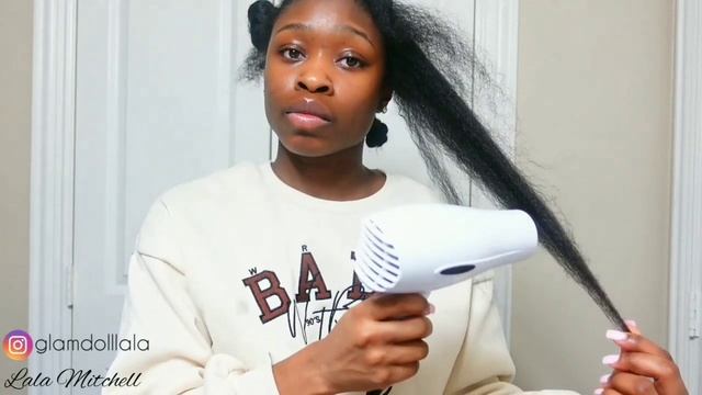 HOW TO: DIY STRAIGHTENING NATURAL HAIR AT HOME | 7 YEARS NO HEAT смотреть онлайн