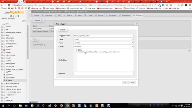 Mysql Trigger sales after update 9/8 смотреть онлайн