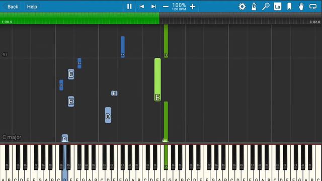 Harold Faltermeyer - Axel F (Beverly Hills Cop) Synthesia Piano Tutorial смотреть онлайн