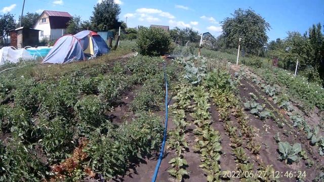 Минутка лета на даче. Солнце, воздух и вода - наши лучшие друзья! Палатка, бассейн - что еще надо? смотреть онлайн