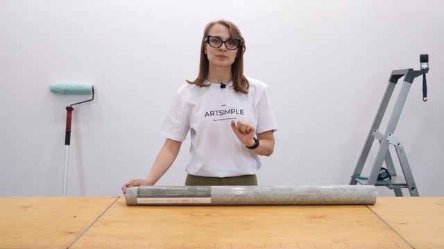 Как поклеить флизелиновые обои ARTSIMPLE. Видеоинструкция. смотреть онлайн