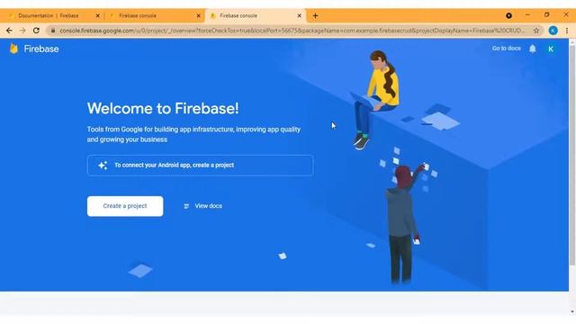 Connecting Android Application with Firebase Console | Part-1 смотреть онлайн