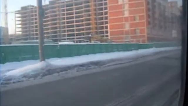 поездка на трамвае №3429 6-ого маршрута смотреть онлайн