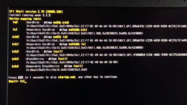 Установка Windows на ноутбуки с EFI shell 2.*!!!! смотреть онлайн
