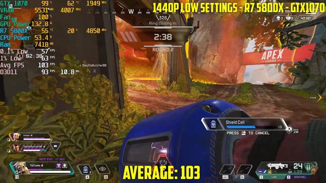 Apex Legends | GTX 1070 | Ryzen 7 5800X | 1440p - 1080p | Ultra & Low Settings смотреть онлайн