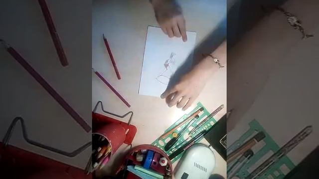 Как рисовать гимнастку с обручем! Учимся вместе со мной! смотреть онлайн