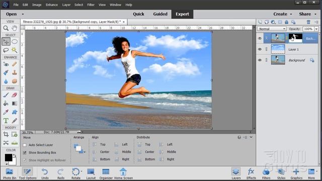 How You Can Make a Fast Overlay Sky Fix - Magic Wand Layer Mask Adobe Photoshop Elements смотреть онлайн