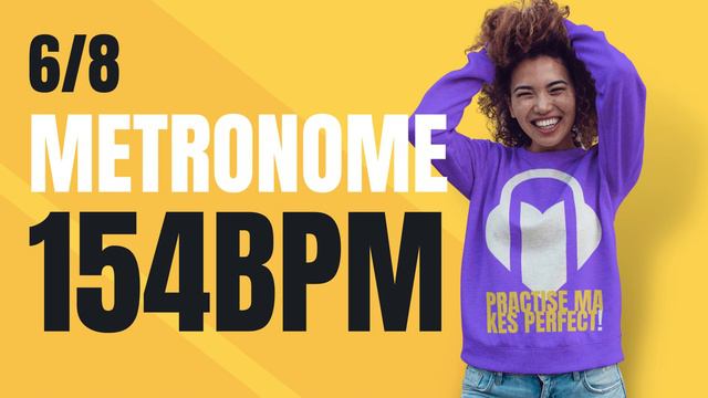 👉 6/8 METRONOME 154 BPM смотреть онлайн
