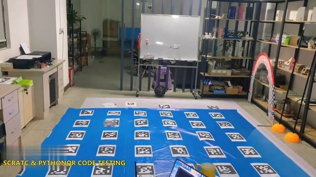 Drone Programming QR Code Flight Testing STEM Education Toy Drone Using Python Scratc смотреть онлайн