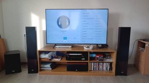 Heco Victa Prime 702 + сабвуфер Heco Victa Prime 252A, JBL EC-25 c Denon AVR - X2800H