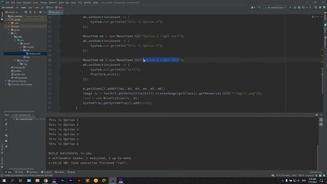 JavaFX TrayIcon смотреть онлайн