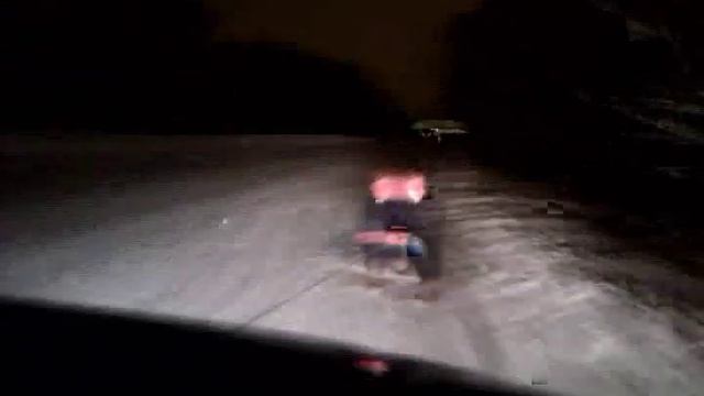 Катание на канистре после снегопада. смотреть онлайн