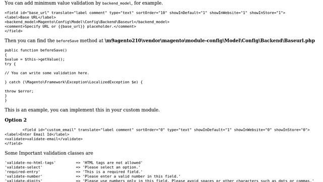 Magento: How to add min value for a field in custom Module system.xml file? (2 Solutions!!) смотреть онлайн