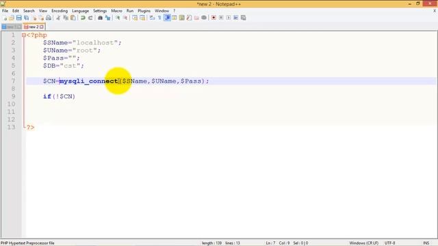Database connectivity in php смотреть онлайн