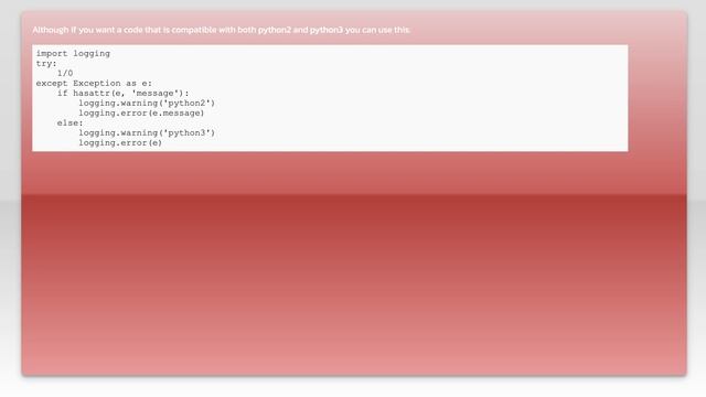 How to print an exception in Python 3? смотреть онлайн
