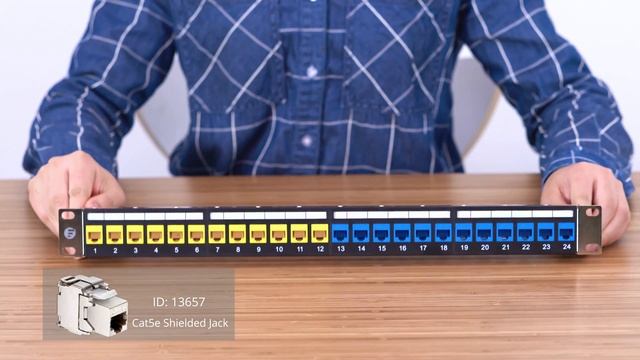 Blank Keystone Patch Panel for Cat5e/Cat6 Ethernet Cabling | FS смотреть онлайн