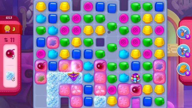 HomeScapes Level 653 no boosters (17 moves) смотреть онлайн