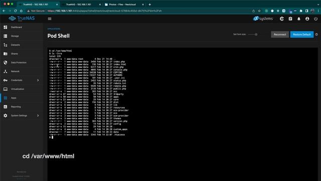 Nextcloud(TrueNAS-SCALE): Caching data manually смотреть онлайн